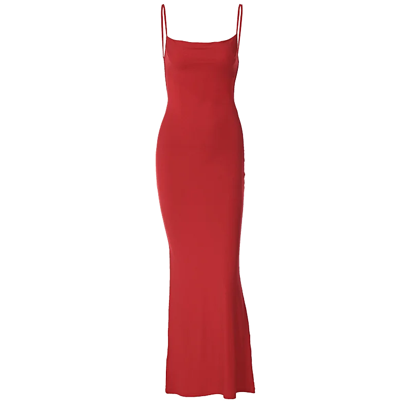 Hugcitar 2024 Frühling langes elegantes Kleid