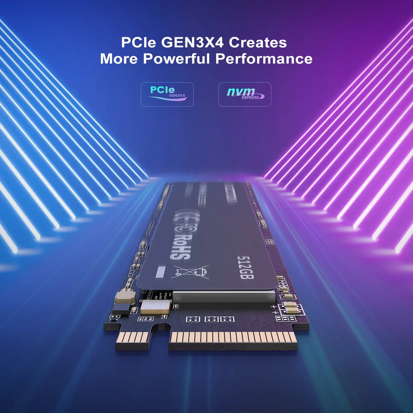 KOOTION 3500 MB/s NVME M.2 2280 TLC PCIE 3.0 1T Interne SSD