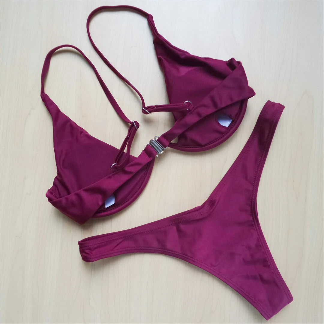 Bikini Set einfarbig