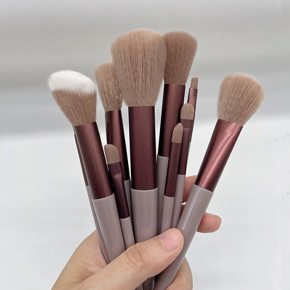 13 teiliges Makeup Pinsel Set Lidschatten Kosmetikpinsel