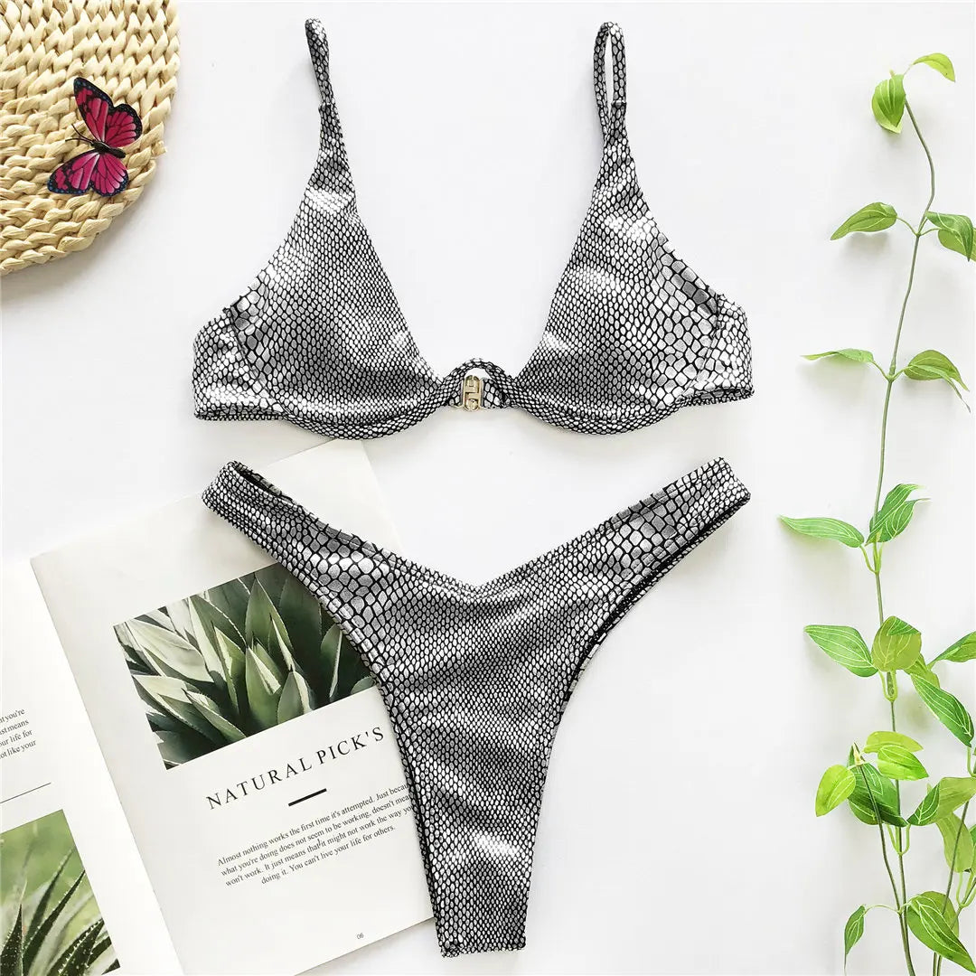Bikini Set einfarbig