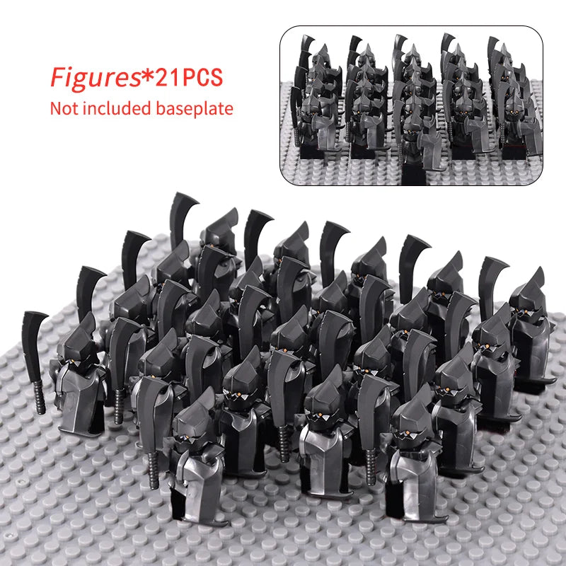 Brickpanda / Die Elfen, Soldat oder Orks Armee Figuren SETS Bausteine