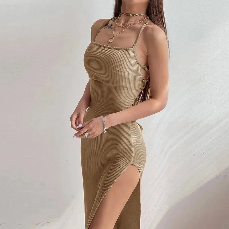 Dozw Langes figurbetontes Kleid