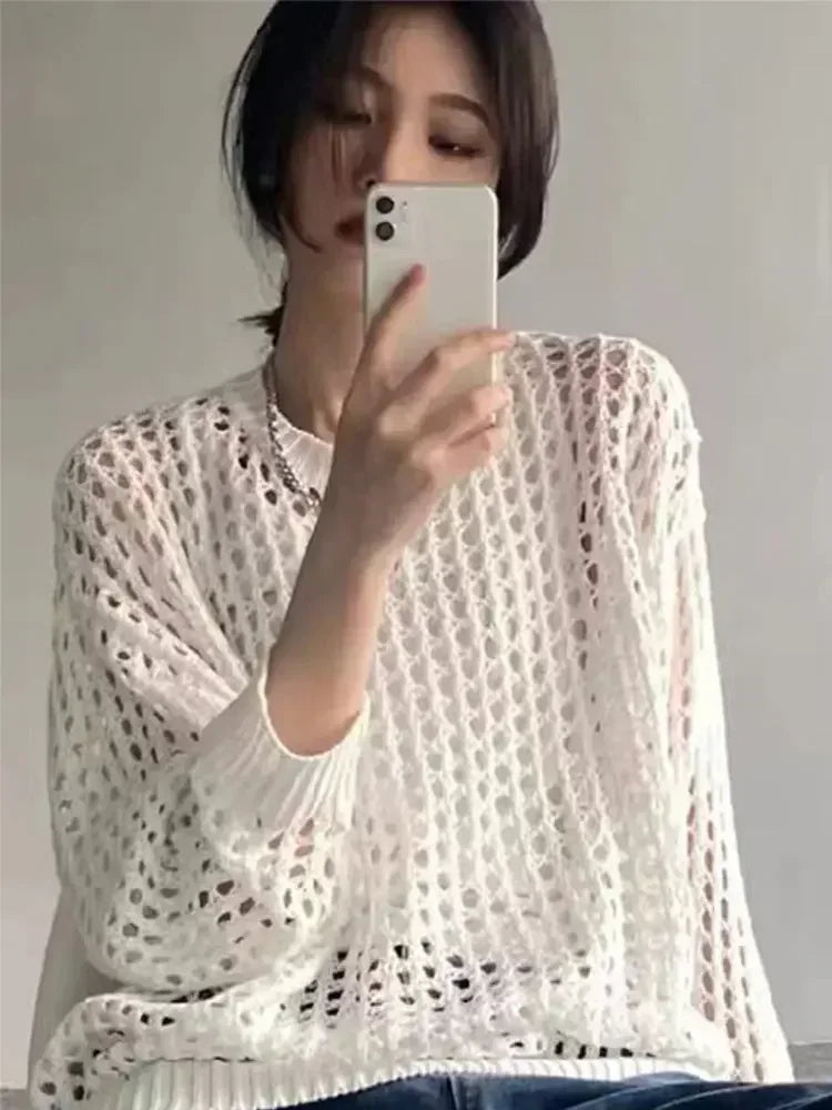 Korean Fashion Damen Langarm Sweatshirts Harajuku Hip Hop