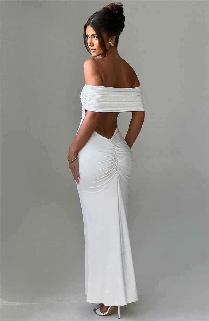 Mozision langes eleganter Kleid