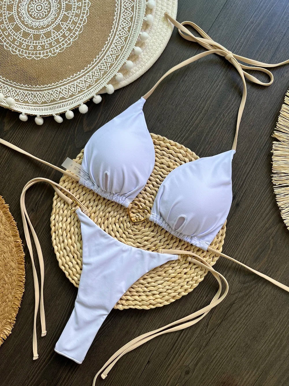 RUOTONSEPT Sexy Bikini Set Triangle Model Brazilian