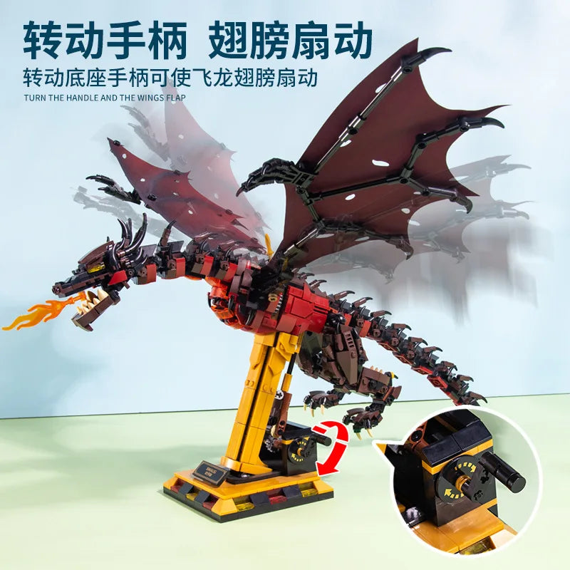 Jimitu Smaugs Drachen Kämpfer Bausteine Sets