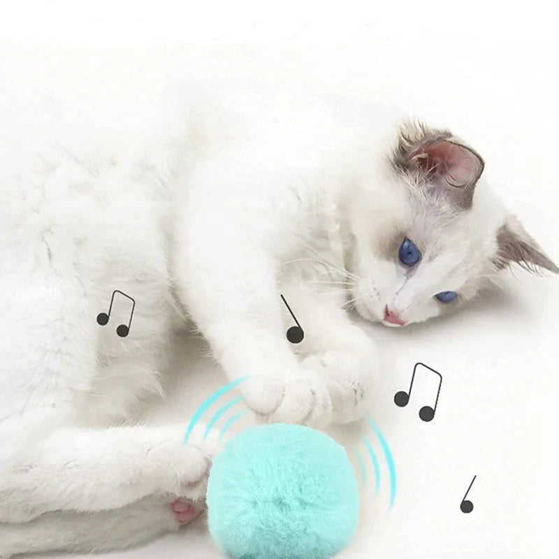 Interaktiver Ball Smart Katze Spielzeug Plüsch Elektrische Katzenminze