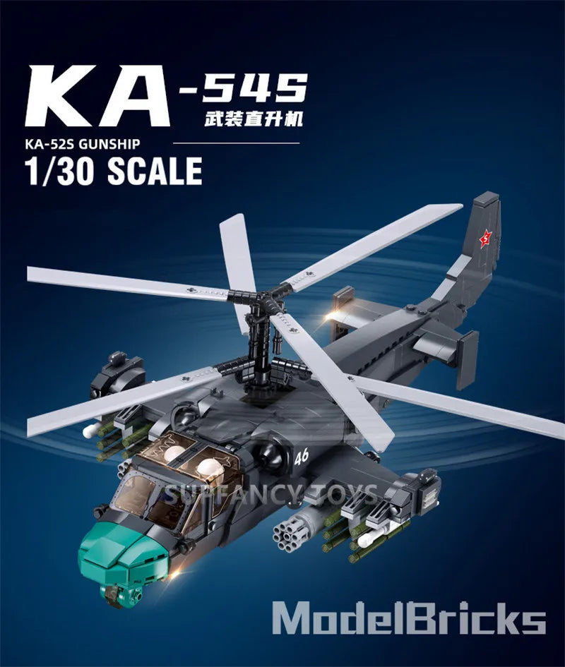 Sluban Militär Panzer oder Hubschrauber verschiedene Bausteine Sets