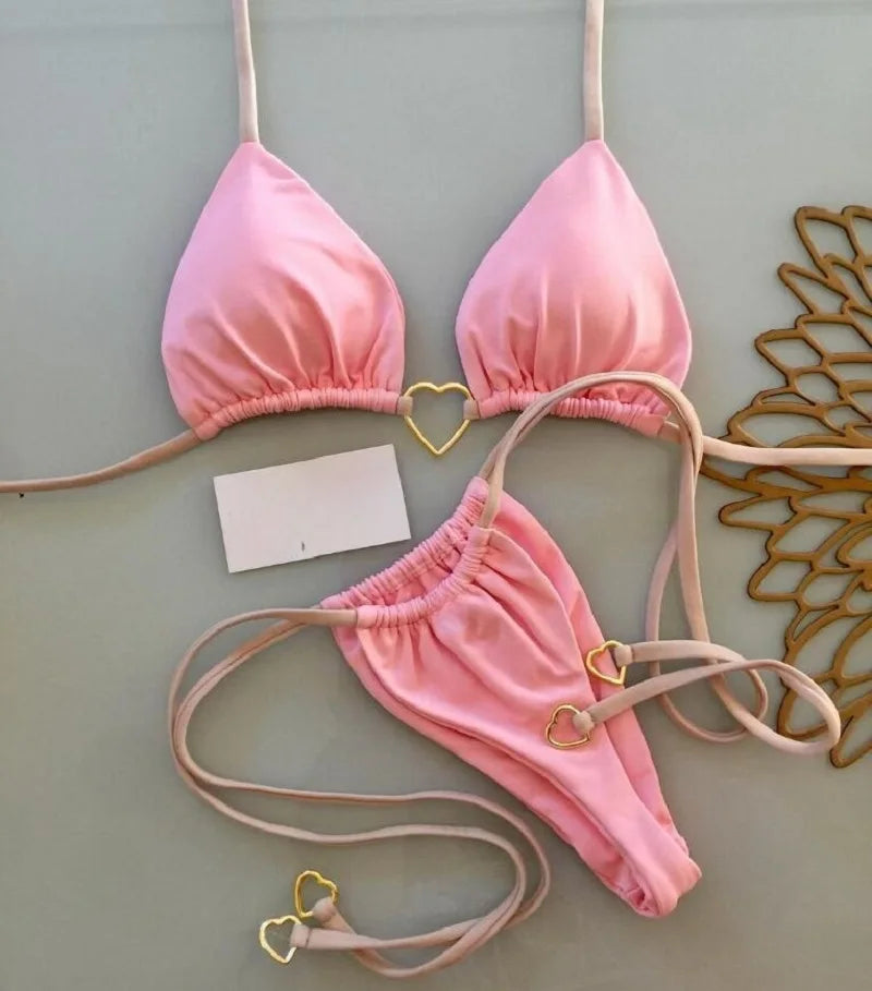 RUOTONSEPT Sexy Bikini Set Triangle Model Brazilian