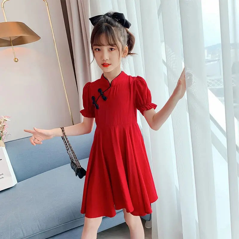 2024 Sommerkleid Mädchen 4-14 Jahre