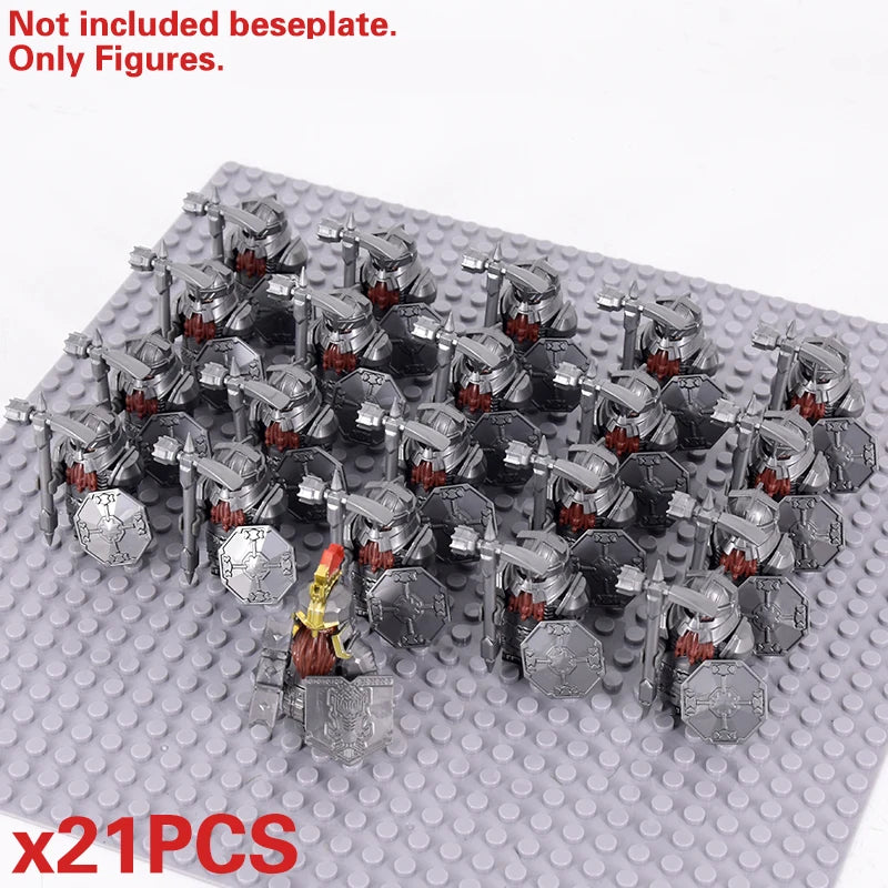 Brickpanda / Die Elfen, Soldat oder Orks Armee Figuren SETS Bausteine