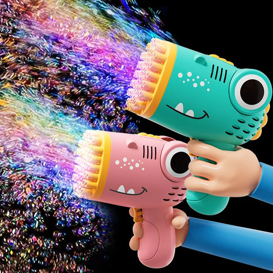 40 Loch Dinosaurier Bubble Handheld Bubble Maschine Seifenblasen