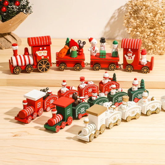Weihnachtszug Frohe Weihnachten Dekorationen für Zuhause 2024