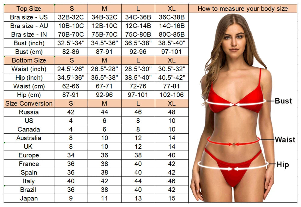 Bikini Set einfarbig