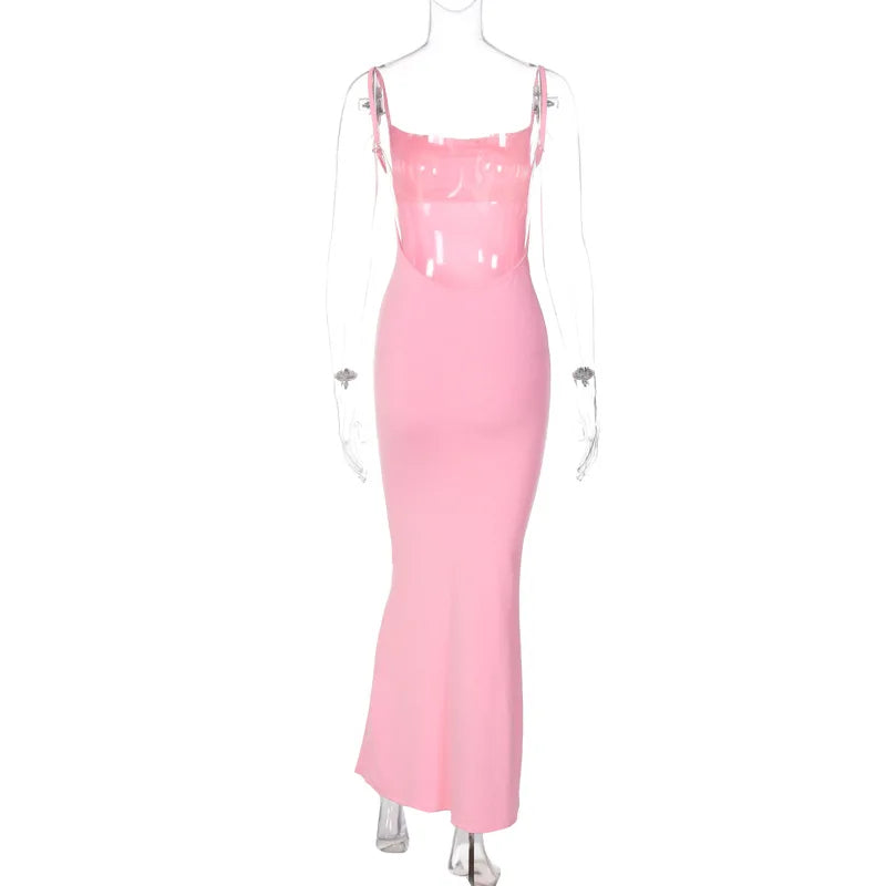 Hugcitar 2024 Frühling langes elegantes Kleid