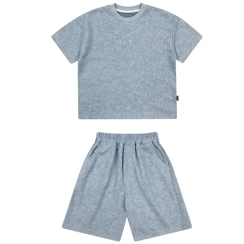 Jungen Kleidungsset Shorts & Shirt Model Korea 4 - 14 Jahre