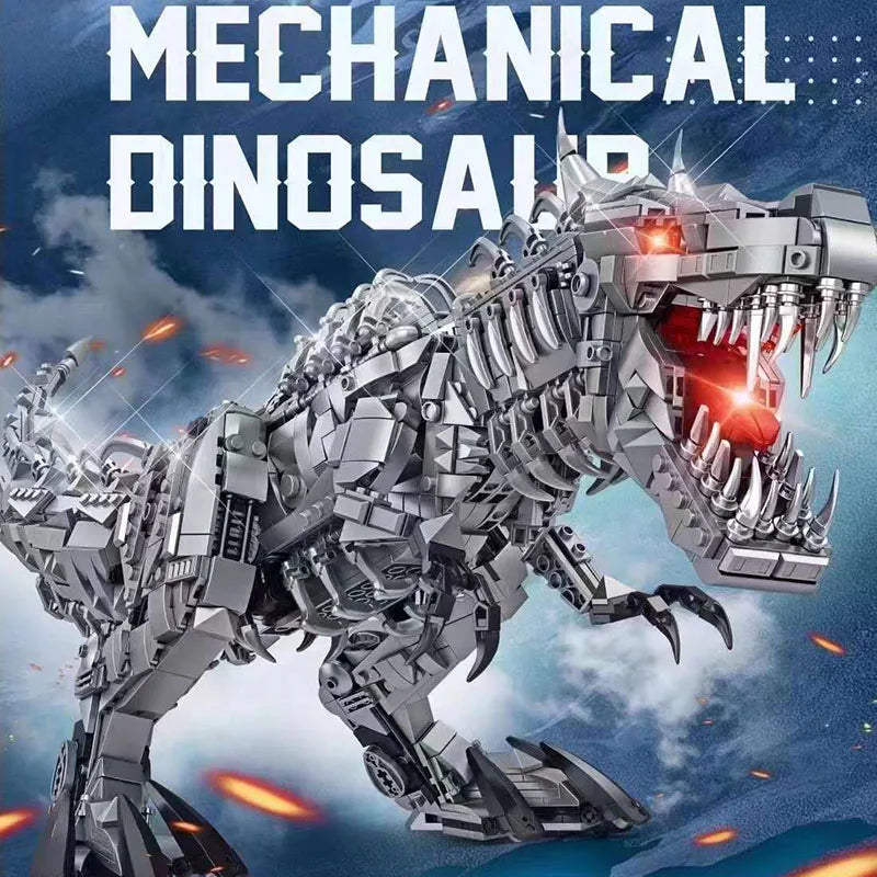 Dinosaurier Welt Große Mechanische Tyrannosaurus Rex Bausteine-Set