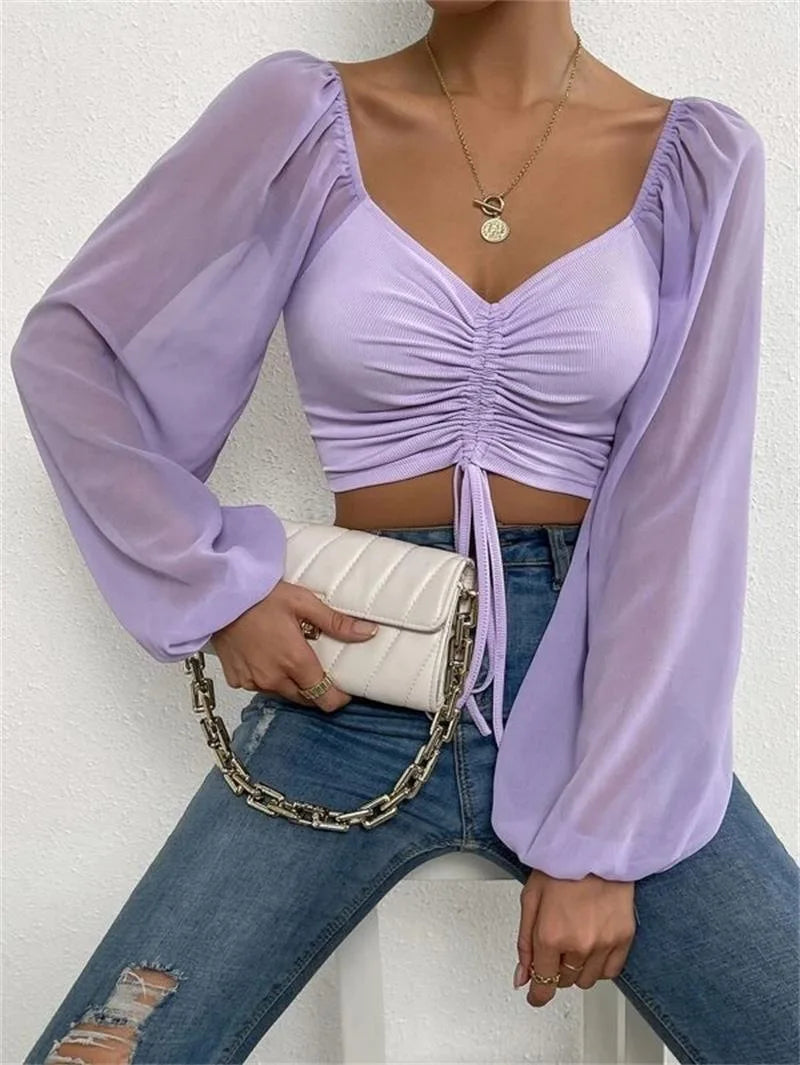 Allukasa Longshirt Bluse mit Hülsen (verschiedene Farben)