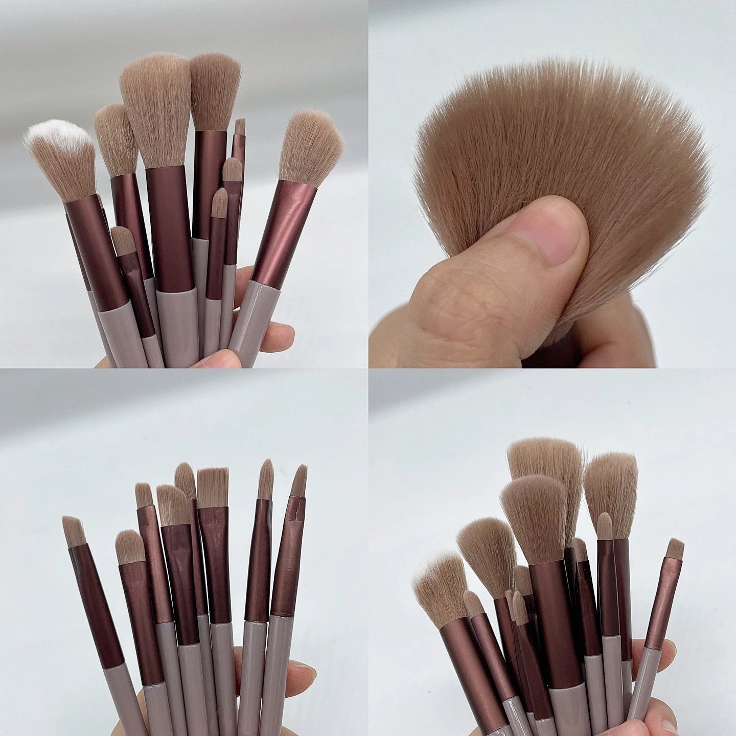 13 teiliges Makeup Pinsel Set Lidschatten Kosmetikpinsel