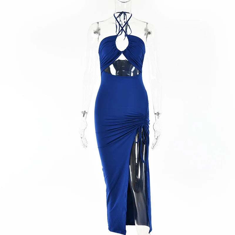 Ärmelloses Backless Kleid von Dozw