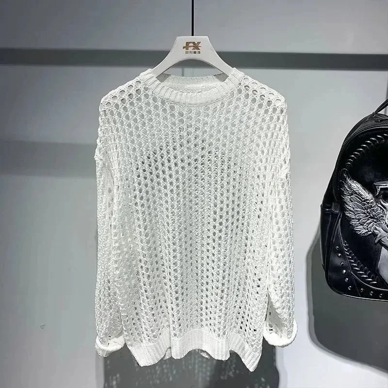 Korean Fashion Damen Langarm Sweatshirts Harajuku Hip Hop