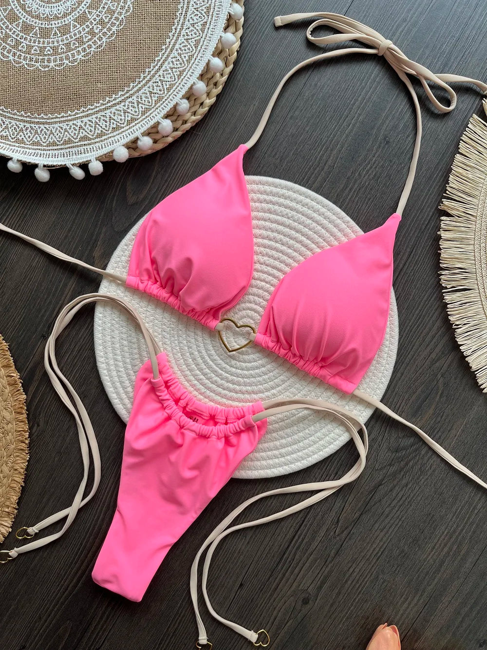 RUOTONSEPT Sexy Bikini Set Triangle Model Brazilian