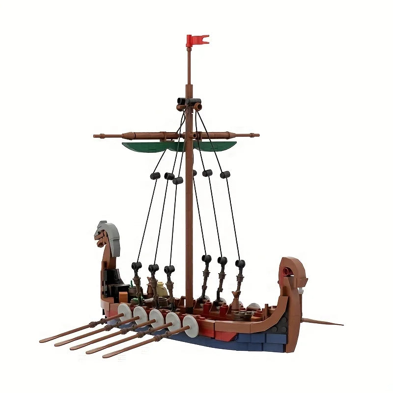 Garno Mittelalterliches Wikingeschiff 463 Teile