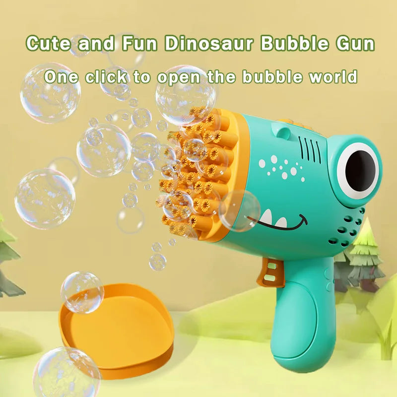 40 Loch Dinosaurier Bubble Handheld Bubble Maschine Seifenblasen
