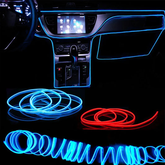 1M/3M/5M Auto KFZ Innen Led Umgebungs- Licht USB