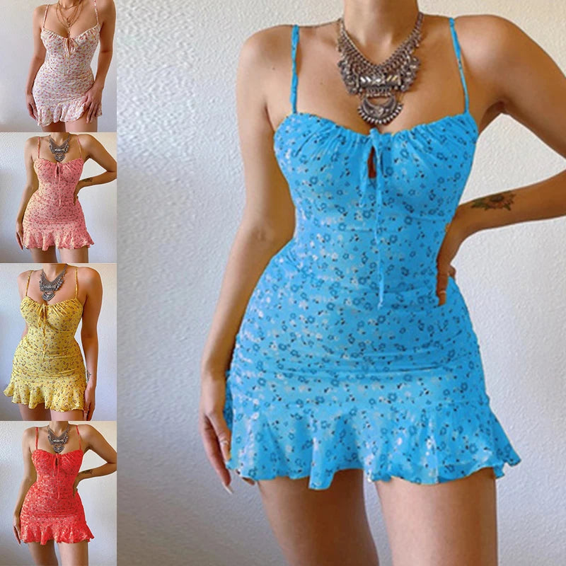 Sommerkleid Blumen kurz
