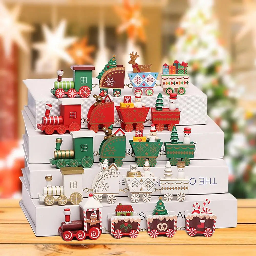 Weihnachtszug Frohe Weihnachten Dekorationen für Zuhause 2024