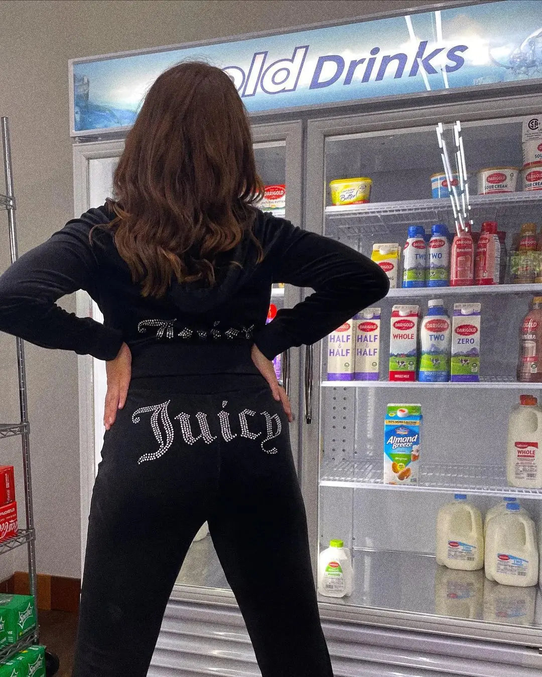 Bigg Orange Damen Jogginganzug Model Juicy