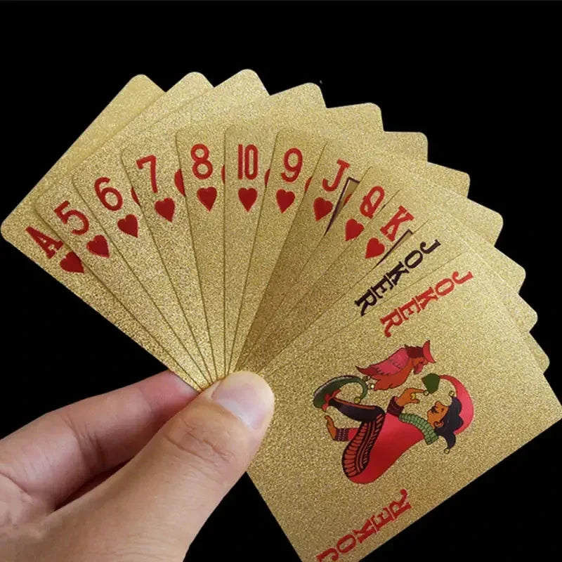 24K Gold Poker Kartendeck