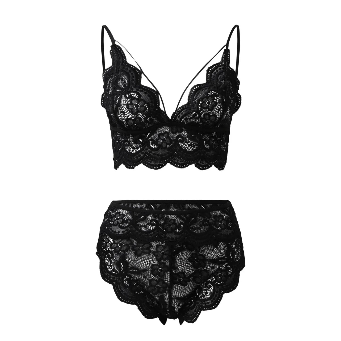 Schönes Damenunterwäsche - Set Spitze BH und Slip