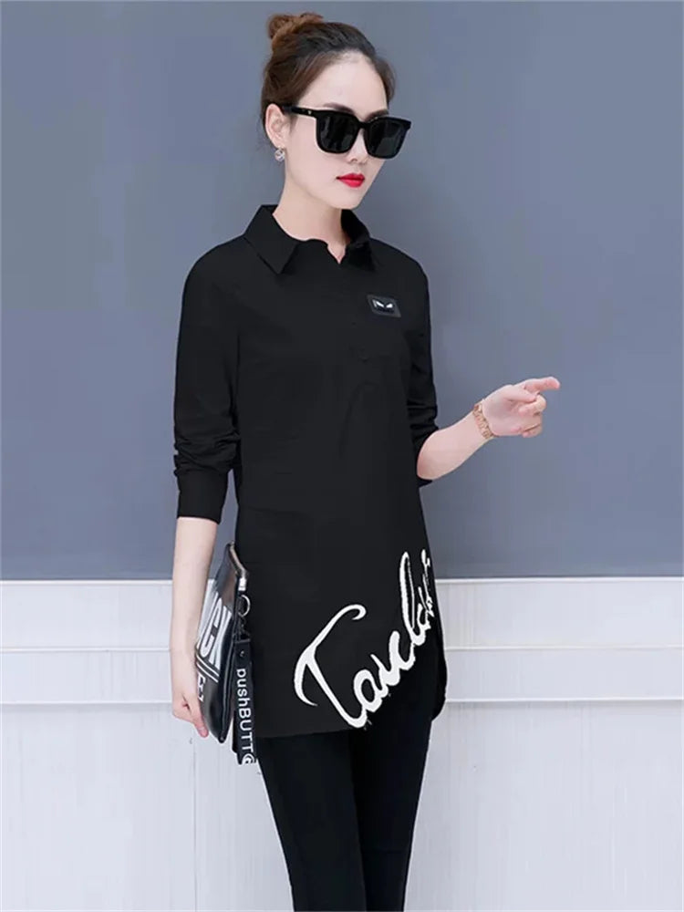 Damen Langarm Bluse von RibbonFish Sommer 2024
