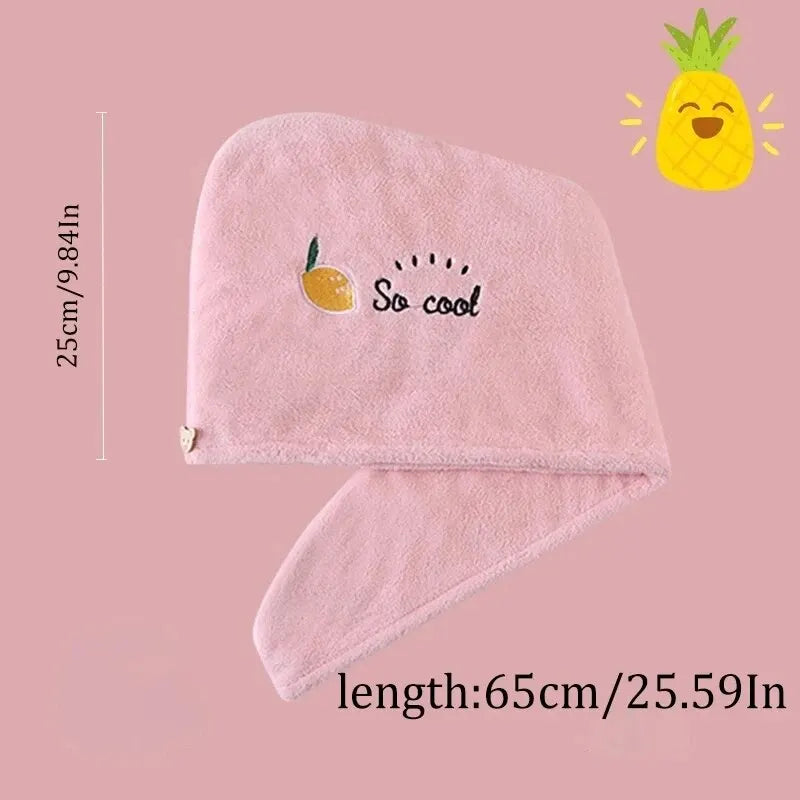 Damen Handtuch für Haare / Kopf aus Korallenvlies