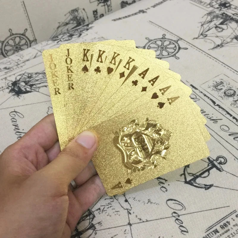 24K Gold Poker Kartendeck