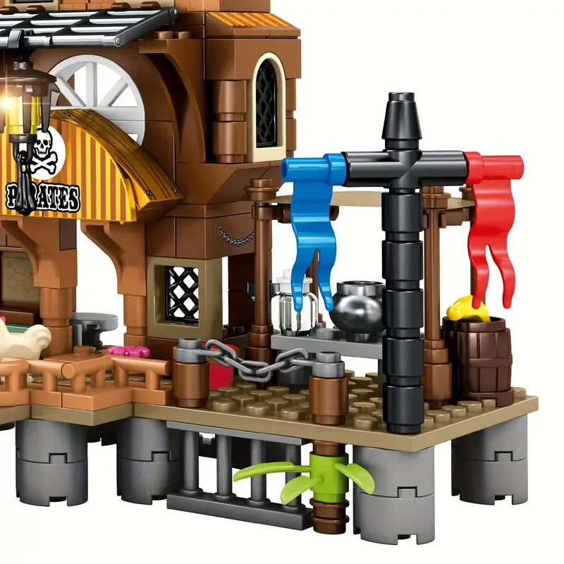 Bibilock 675- teiliges Pirateninsel Bausteine Set