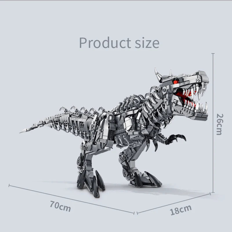Dinosaurier Welt Große Mechanische Tyrannosaurus Rex Bausteine-Set