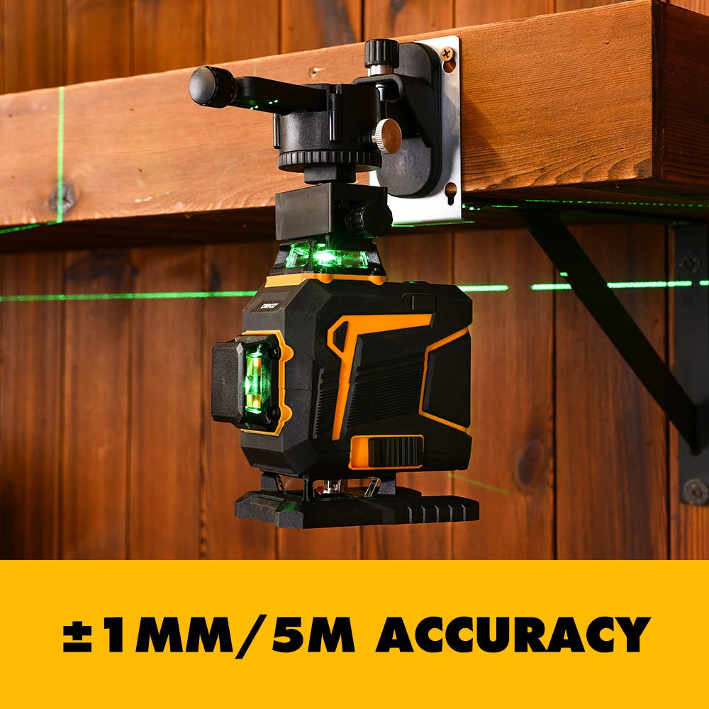 Deko 16 Linien 4d selbst nivellierender Laser Level 360 horizontal