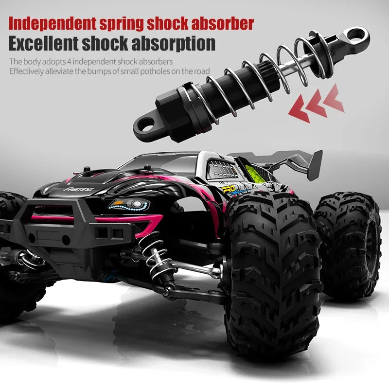 RC-Auto 50 km/h 1/16 Offroad 4WD mit LED-Scheinwerfern