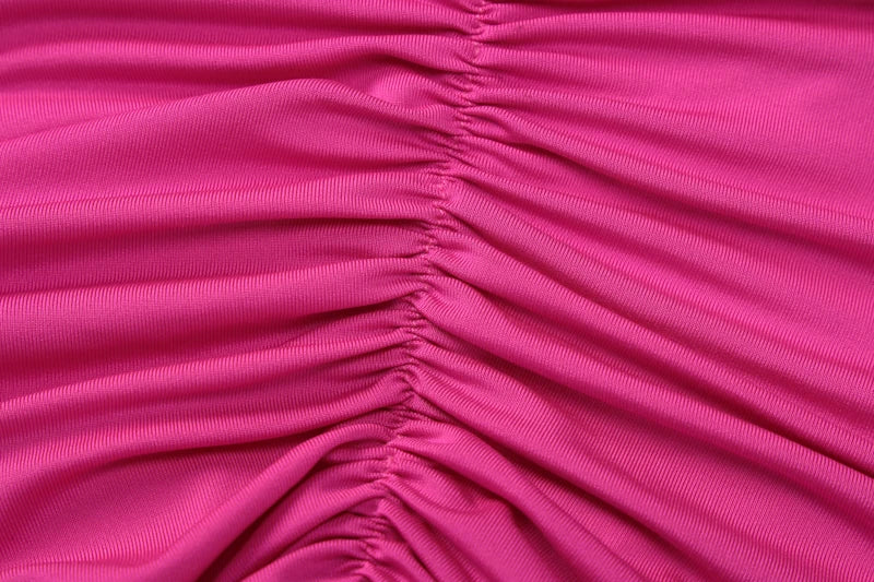 Hugcitar One Shoulder elegantes rückenfreies Kleid