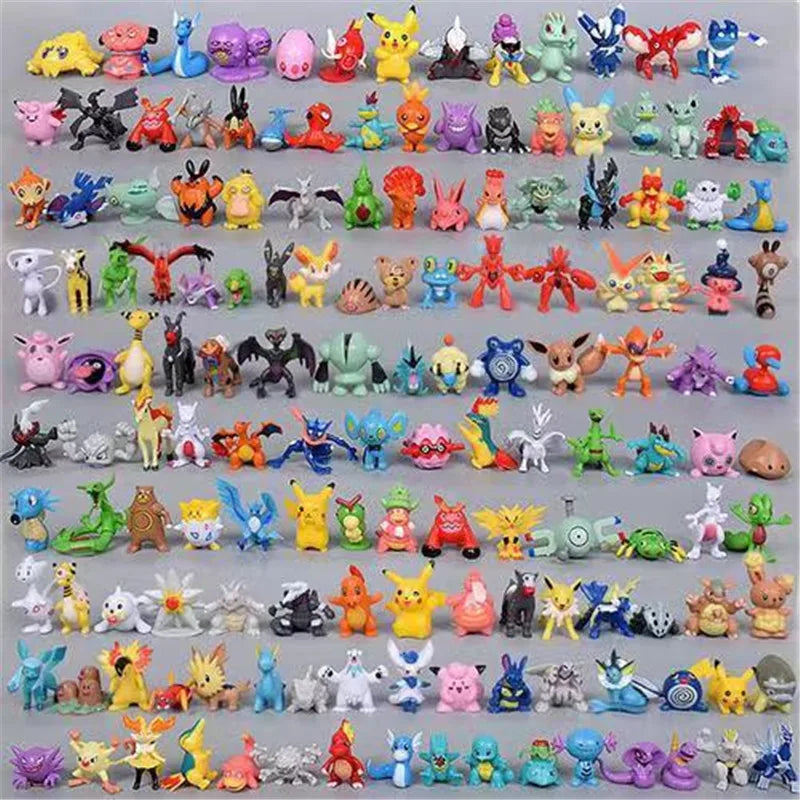 1-144 Stück Pokemon Sammelbox Figuren