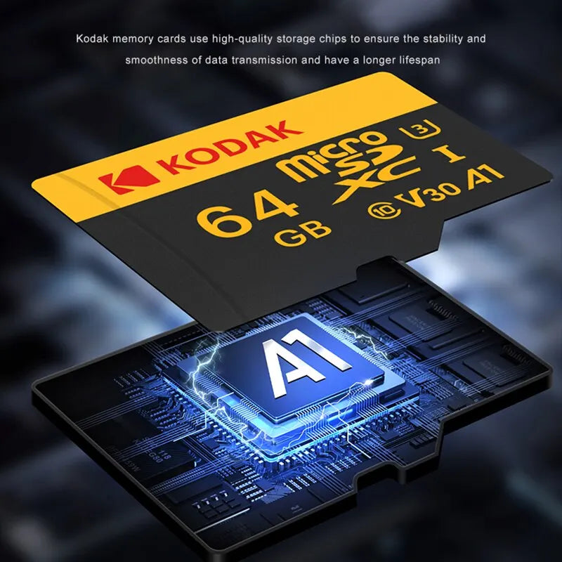 KODAK Micro SD Memory Card 512GB 256GB UP TO 90MB/s