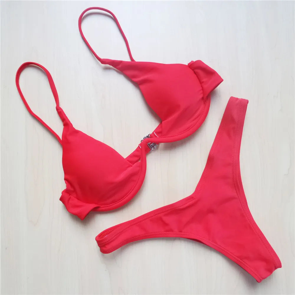 Bikini Set einfarbig