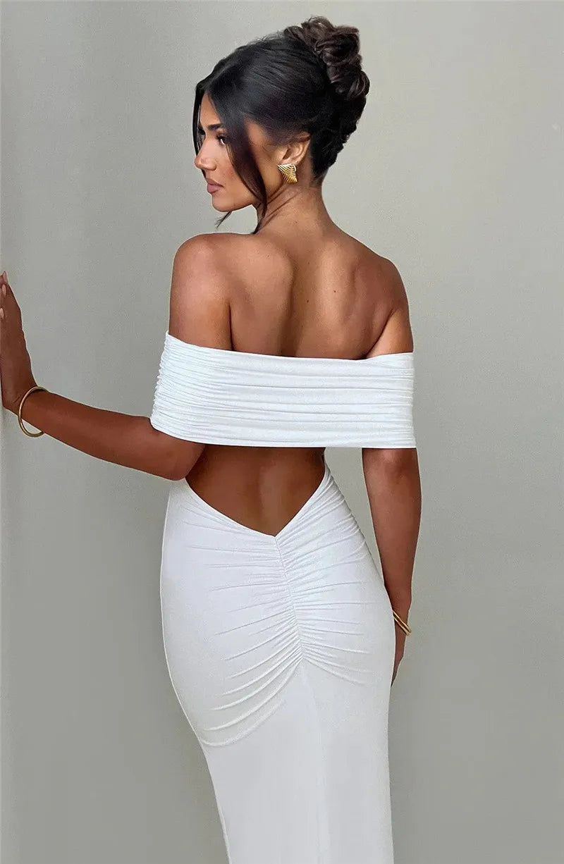 Mozision langes eleganter Kleid