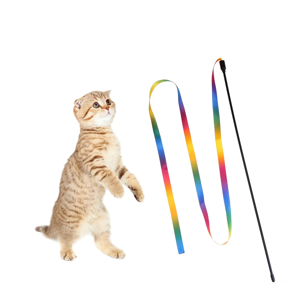 Katzen Spielzeug Zauberstab Kunststoff