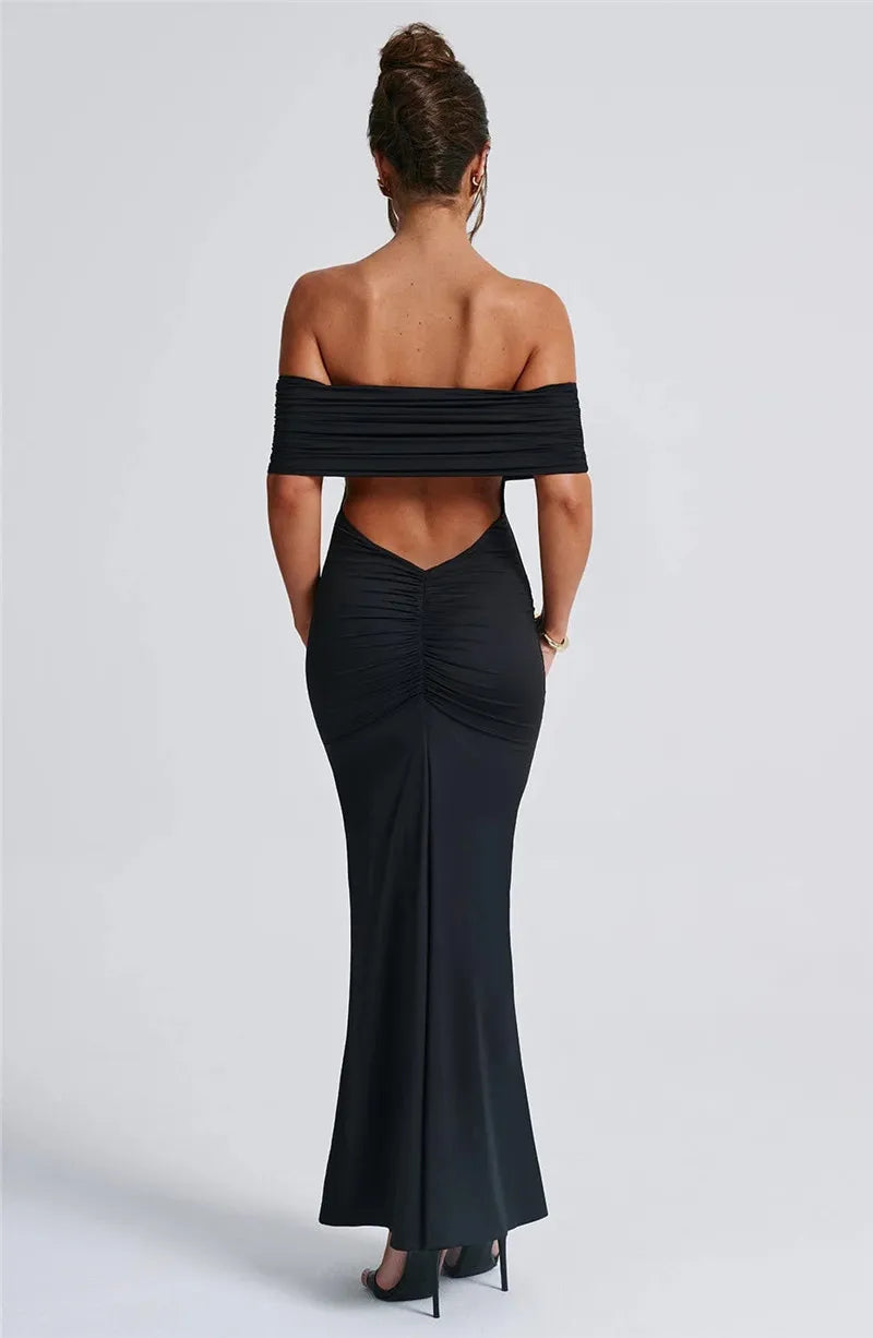 Mozision langes eleganter Kleid