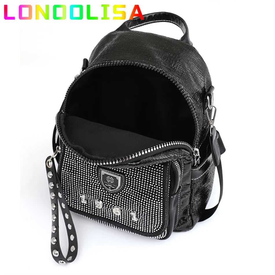 Mode Pailletten Frauen Mädchen Rucksack Luxus Designer Umhängetasche